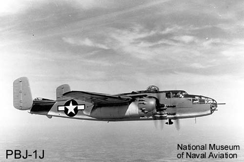 PB1-1J Mitchell bomber. Courtesy National Museum of Naval Aviation.